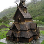 Stave Church at Borgund, Norway